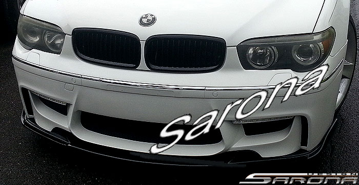 Custom BMW 7 Series  Sedan Front Add-on Lip (2002 - 2008) - $375.00 (Part #BM-055-FA)